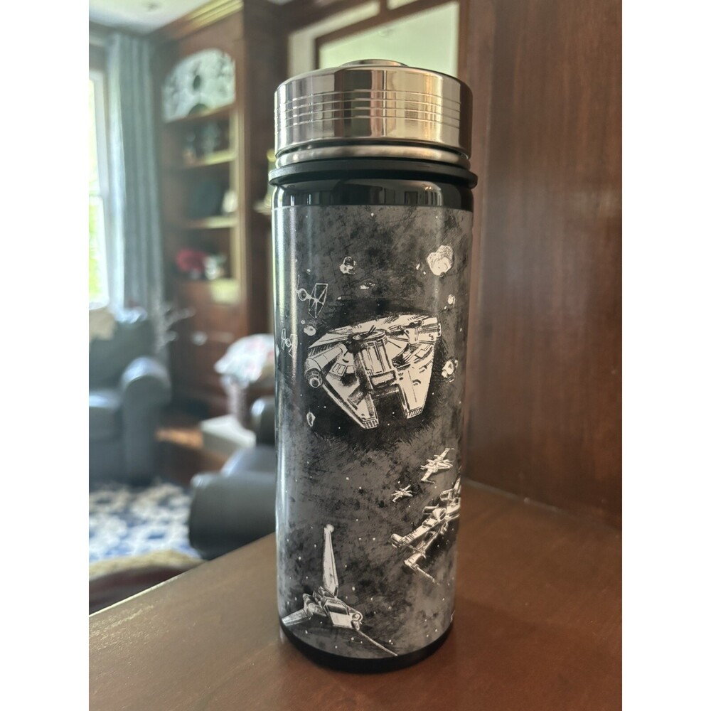 Pottery Barn School STAR WARS space boy LARGE WATER BOTTLE hans droid NEW gift